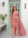 Elegant Printed Lawn 3-Piece Suit (Vol 2)